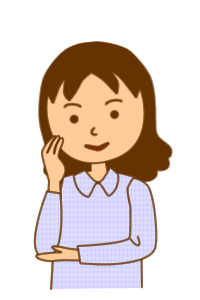 誰かと話がしたい女性のイラスト